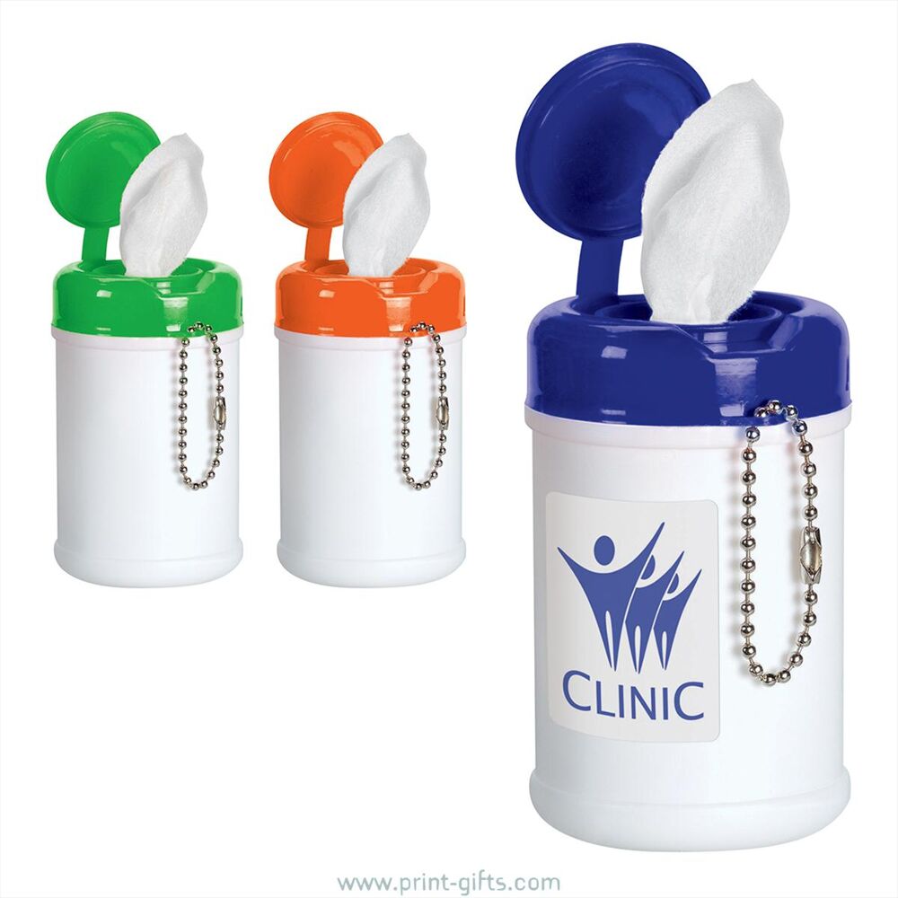 Promotional Mini Wet Wipe Tubs