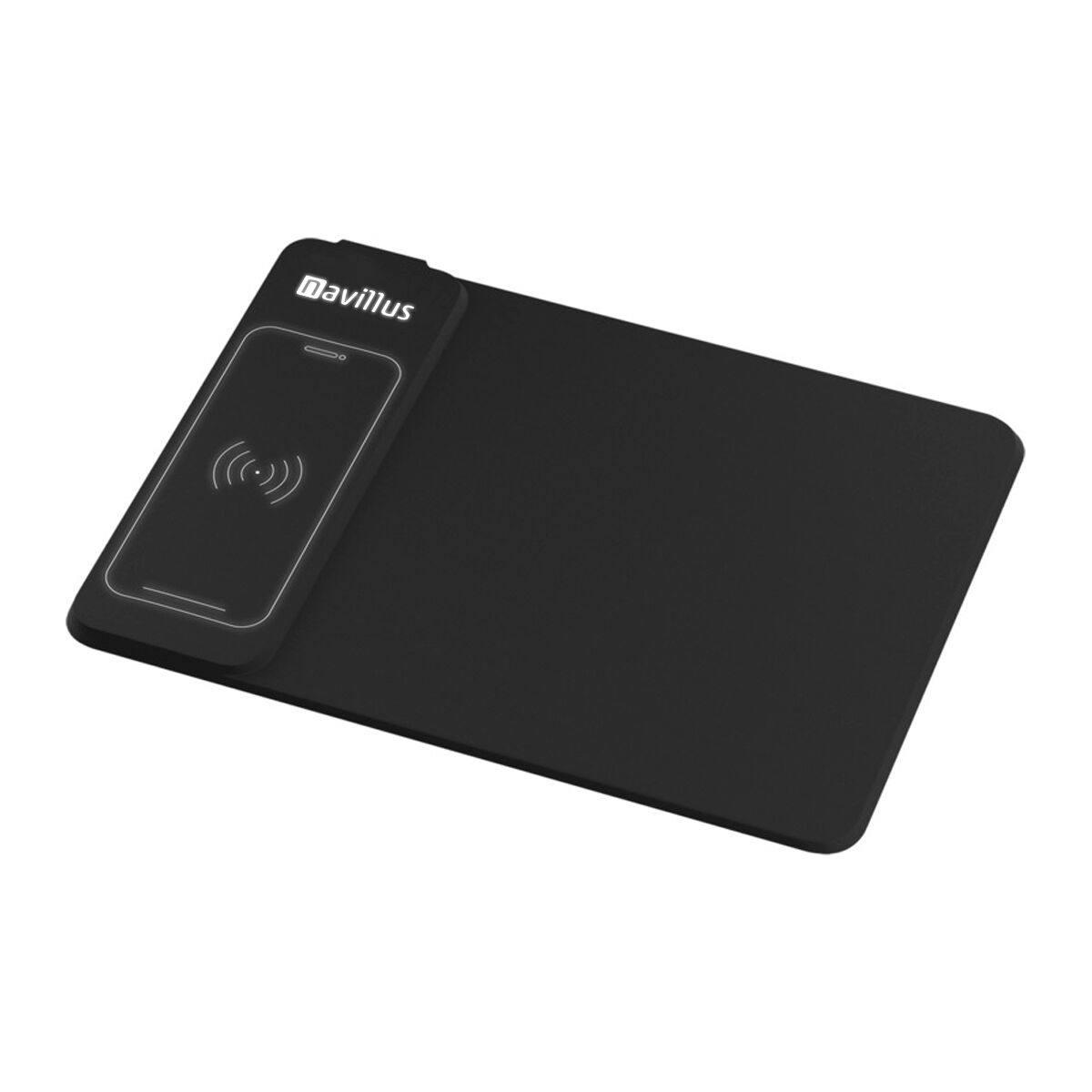 Mousemat Wireless Charger Lights Up Logo