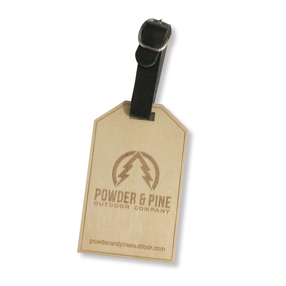 Wooden Luggage Tag