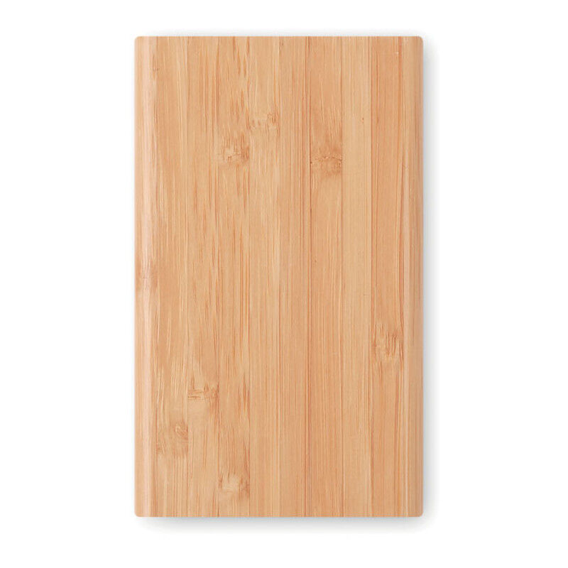 4000 mAh Powerbank with Bamboo casing