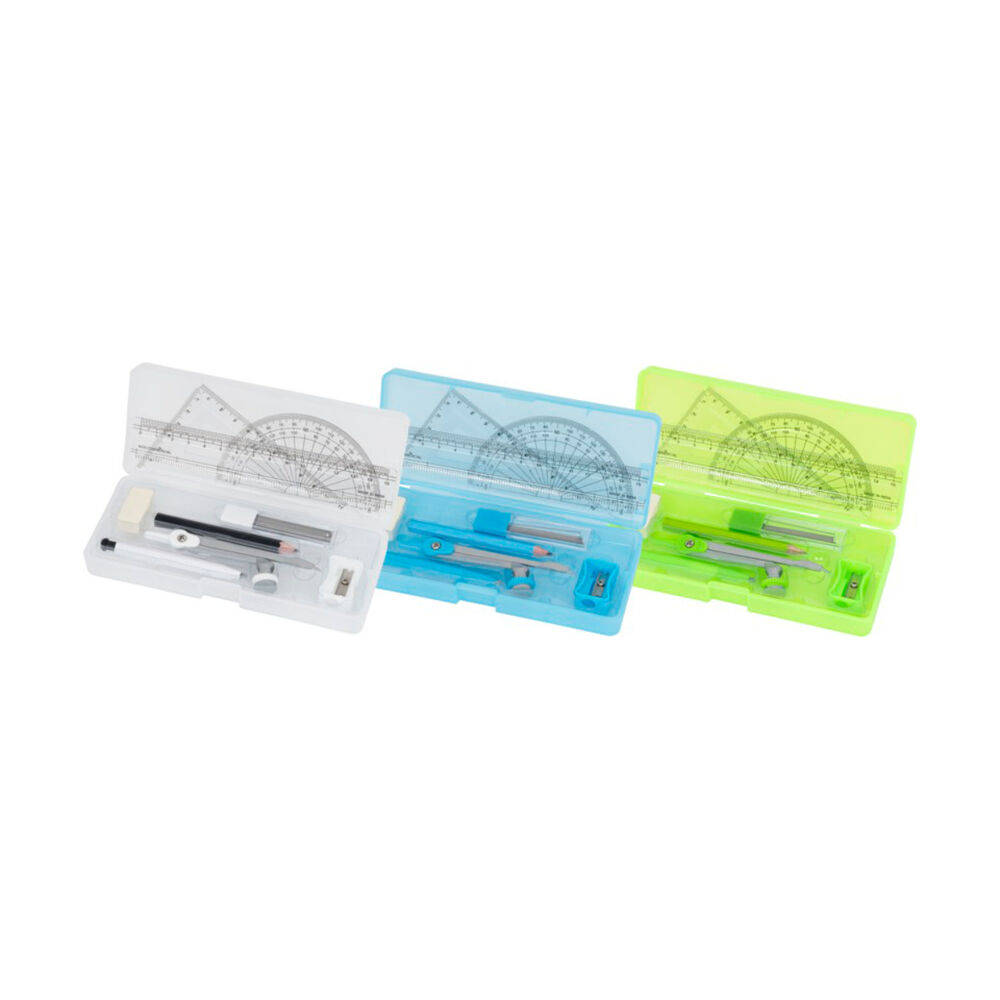 9-Piece School Geometry Set