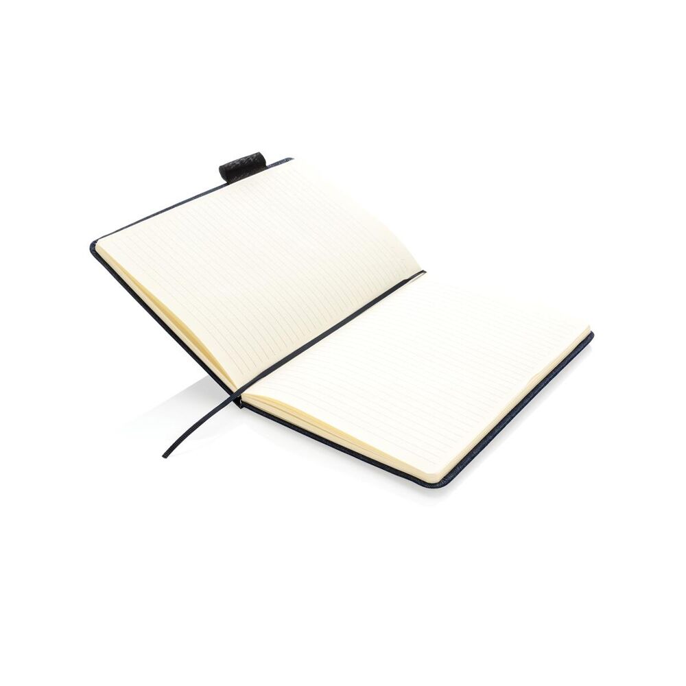 A5 Denim Notebook cream lined pages