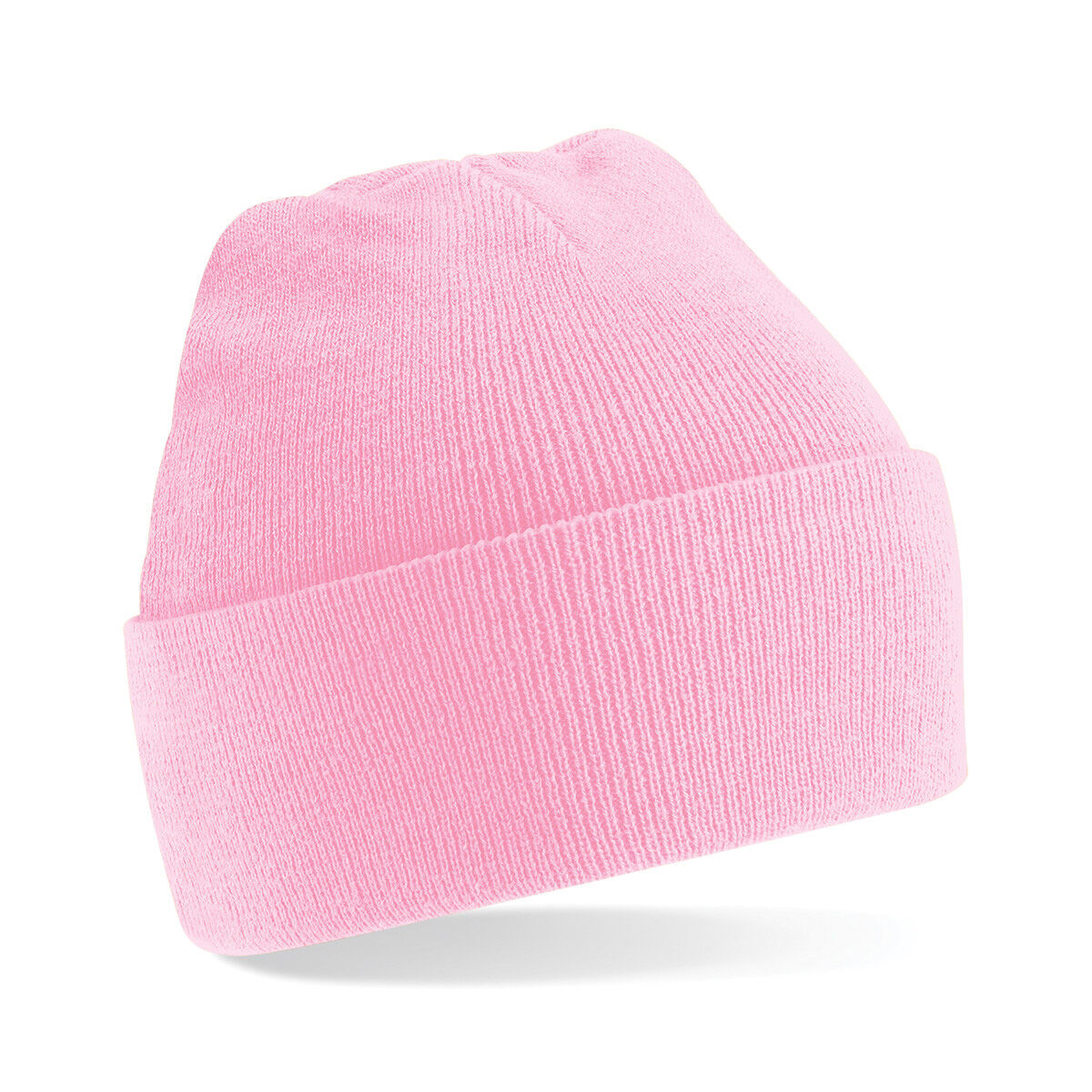 Beanie Hat with Cuff - Classic Pink