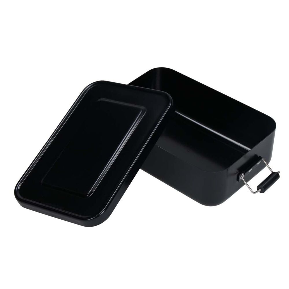 Black Metal Lunchbox
