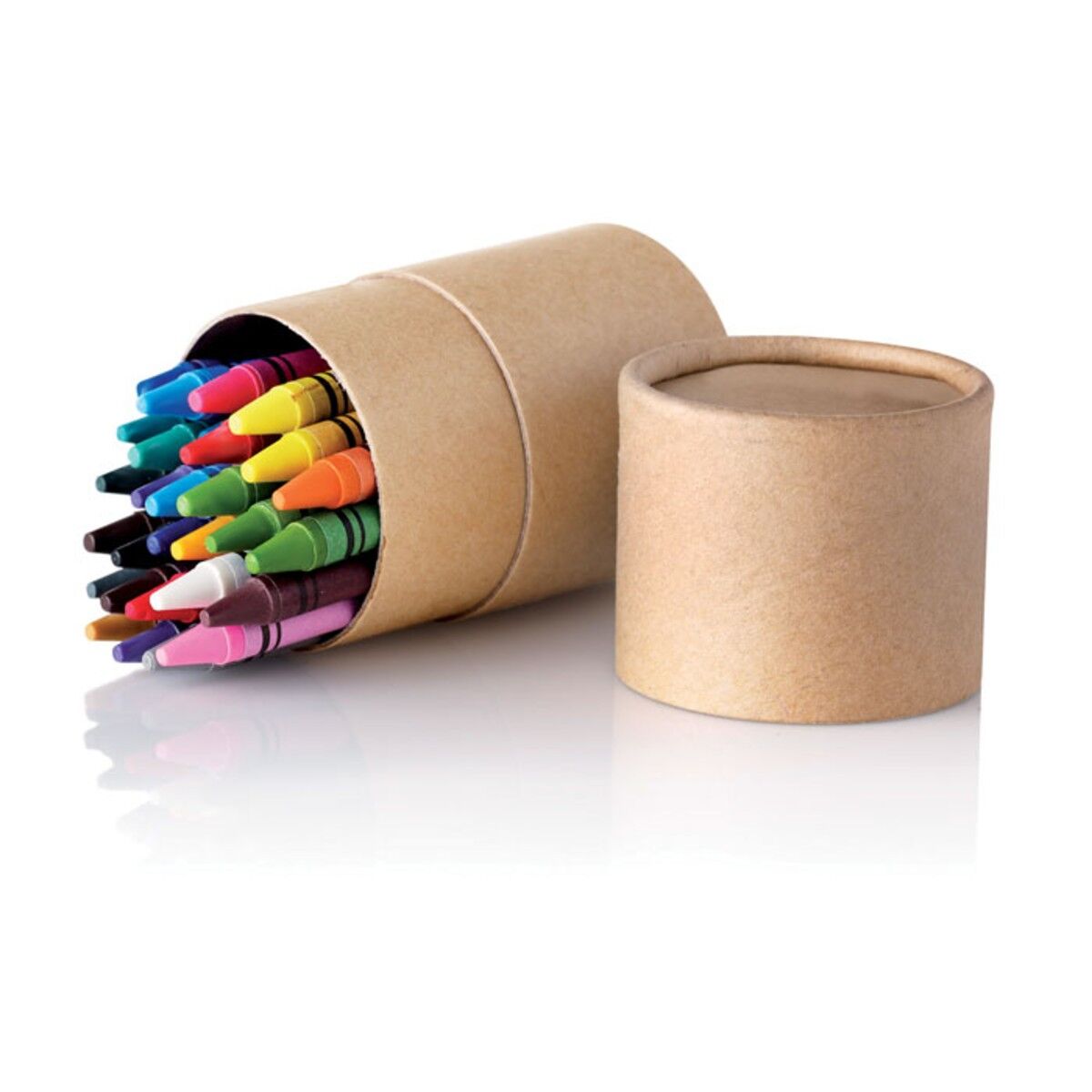 Crayons In Natural Card Tube