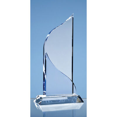 25.5cm Crystal Flat Mounted Award 25.5cm Crystal Flat Mounted Award