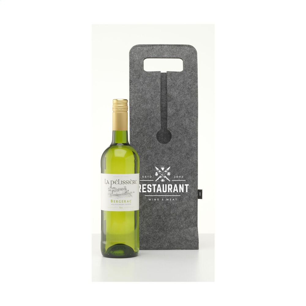 Felt Wine Gift Bag RPET (sample branding)