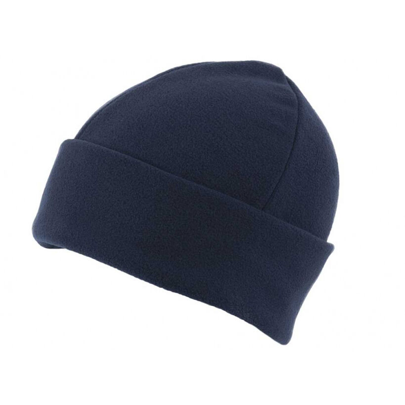 Fleece Beanie Hats - Navy