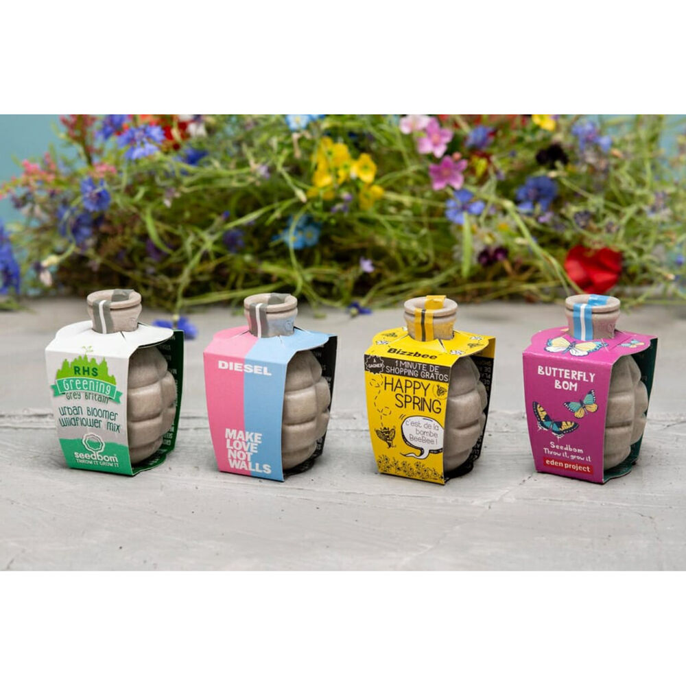 Guerilla Gardening Seedbom (sample branding)