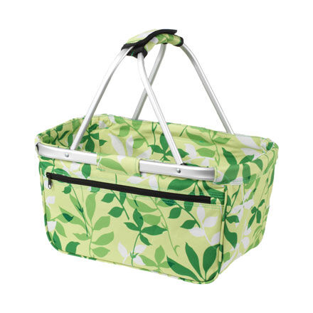 Printed Shopper Baskets - Green Print