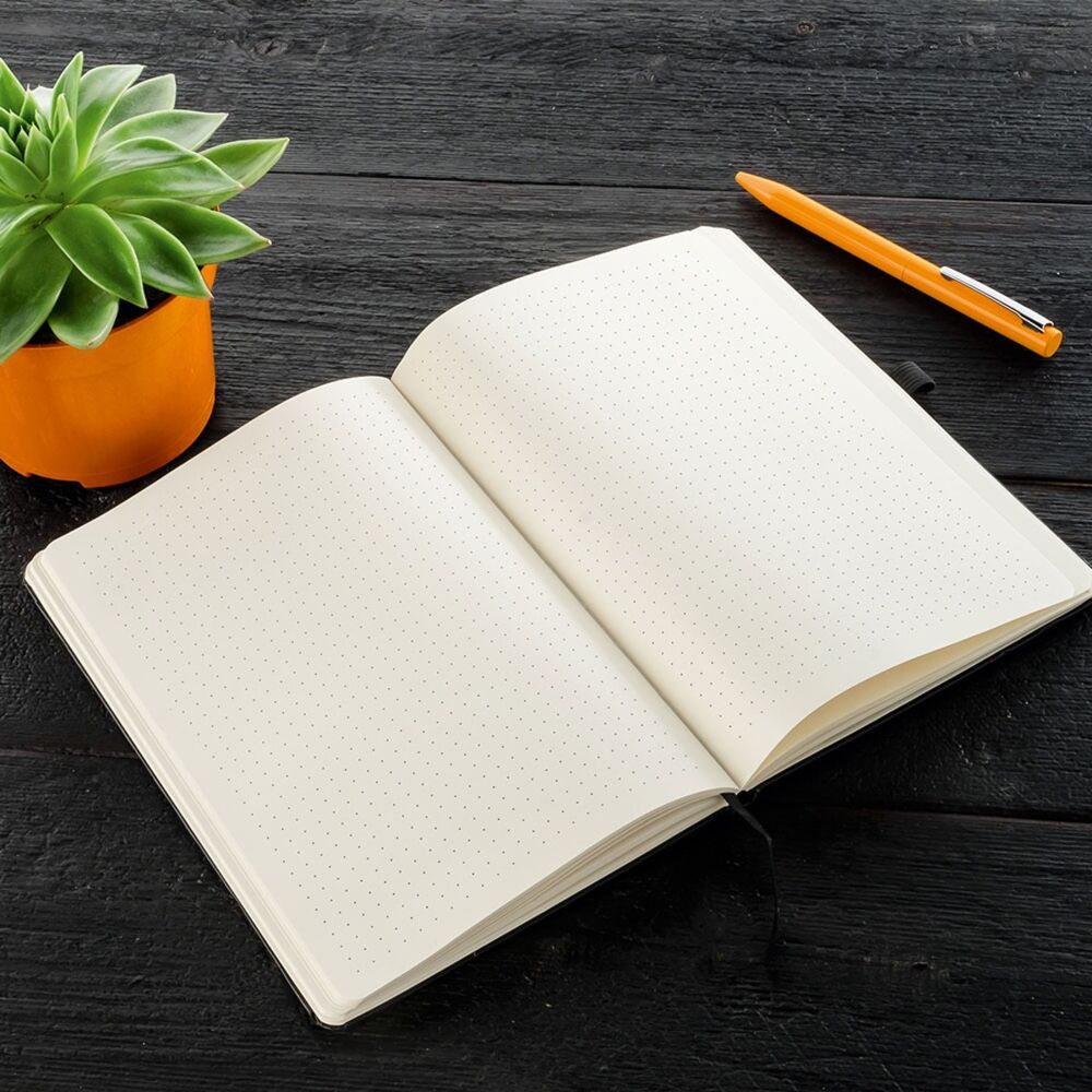 Hardcover A5 Notebook dotted pages
