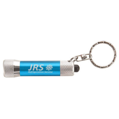 Keyring Torch to Laser Engrave - Matte Blue