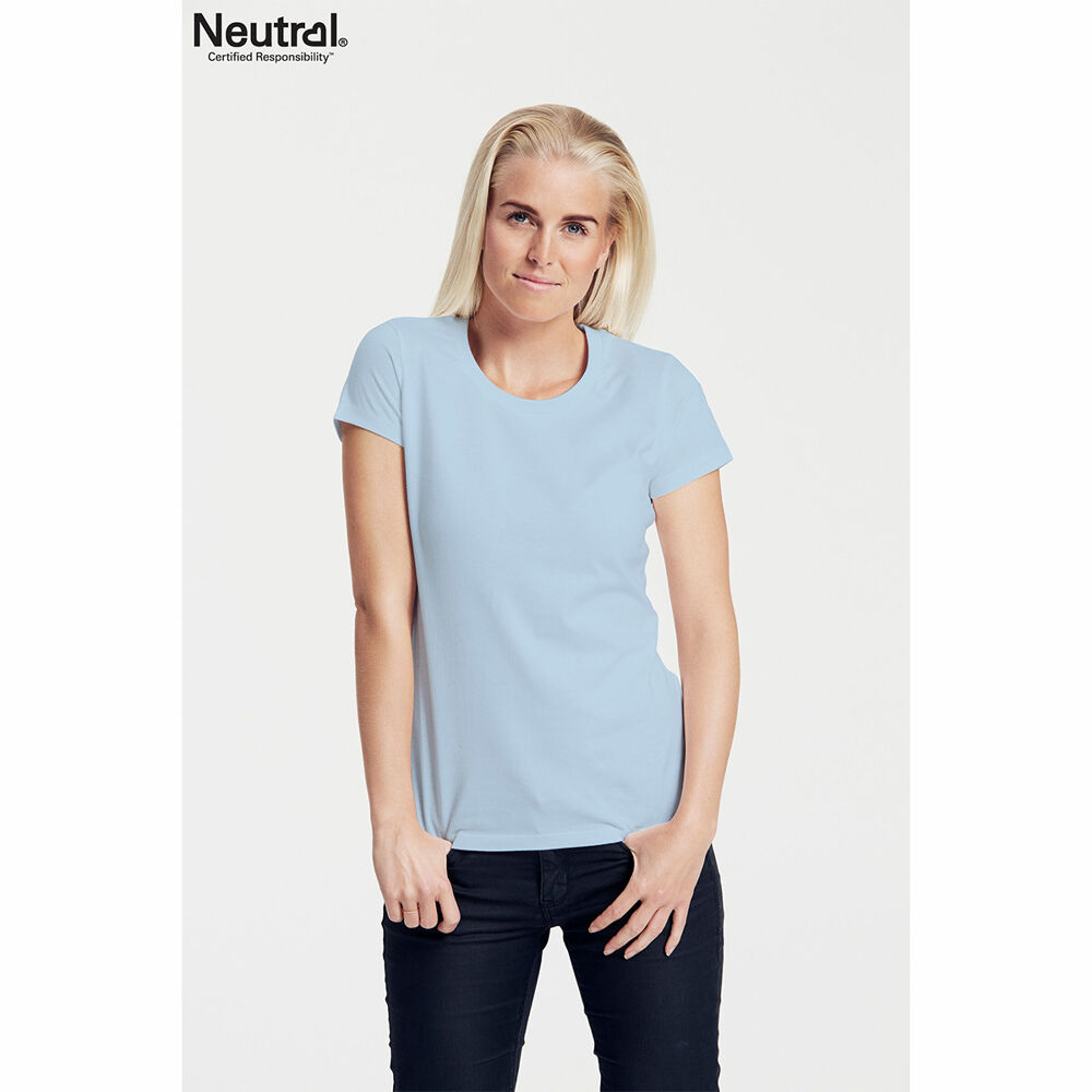 Neutral Ladies Fitted T-Shirt Light Blue Neutral Ladies Fitted T-Shirt Light Blue