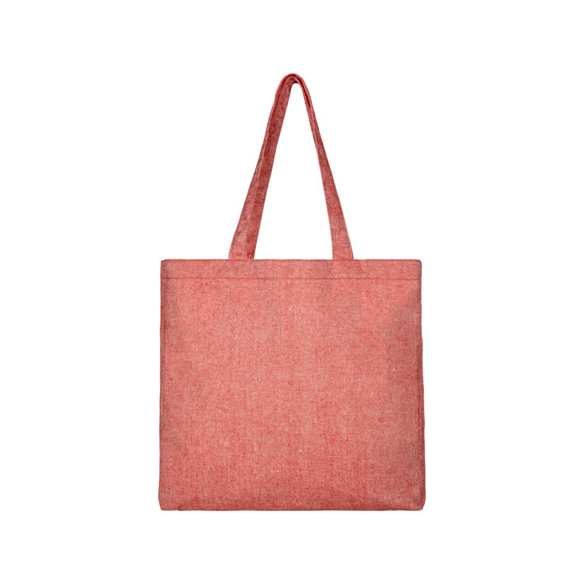 Recycled cotton and polyester shopping bag