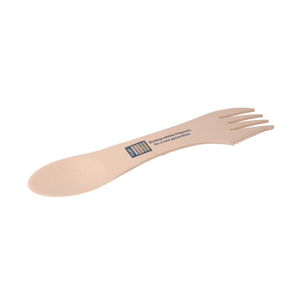 Recycled Plastic rHIPS Spork (colour: buoy)