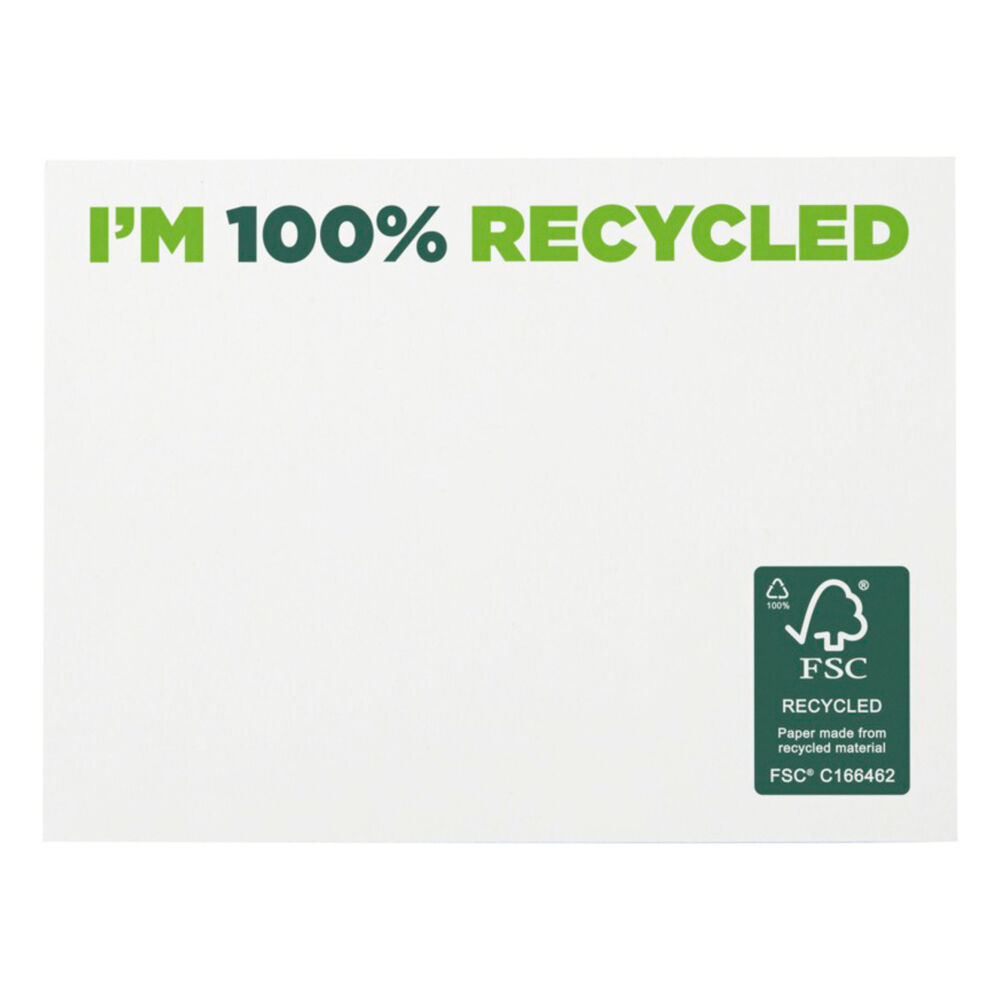Recycled Sticky Notepad 100 x 75 mm