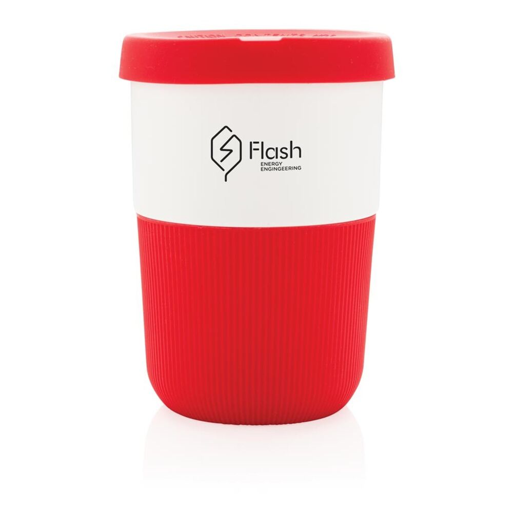 Sustainable PLA Coffee Cup 380ml - Red