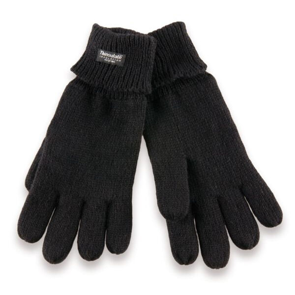 Thinsulate Lined Gloves - Black