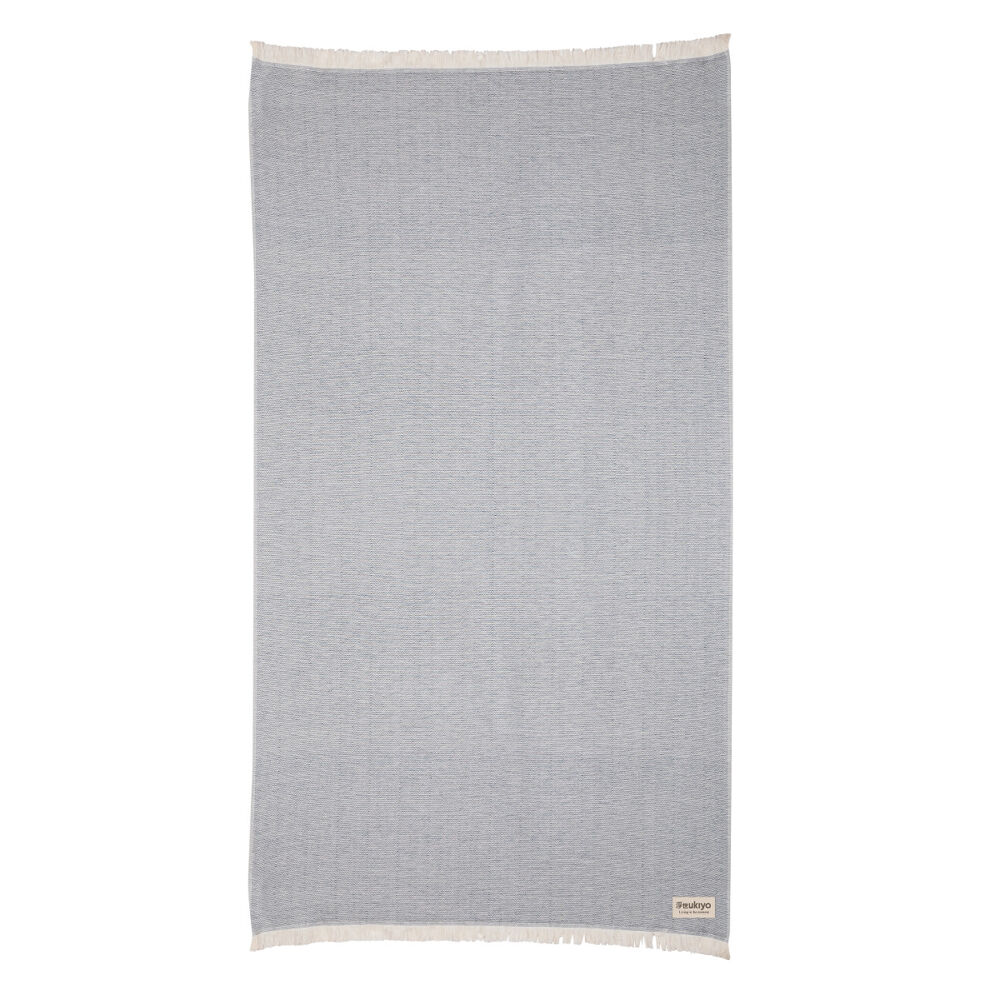 Ukiyo Hisako Towel Blanket (navy)