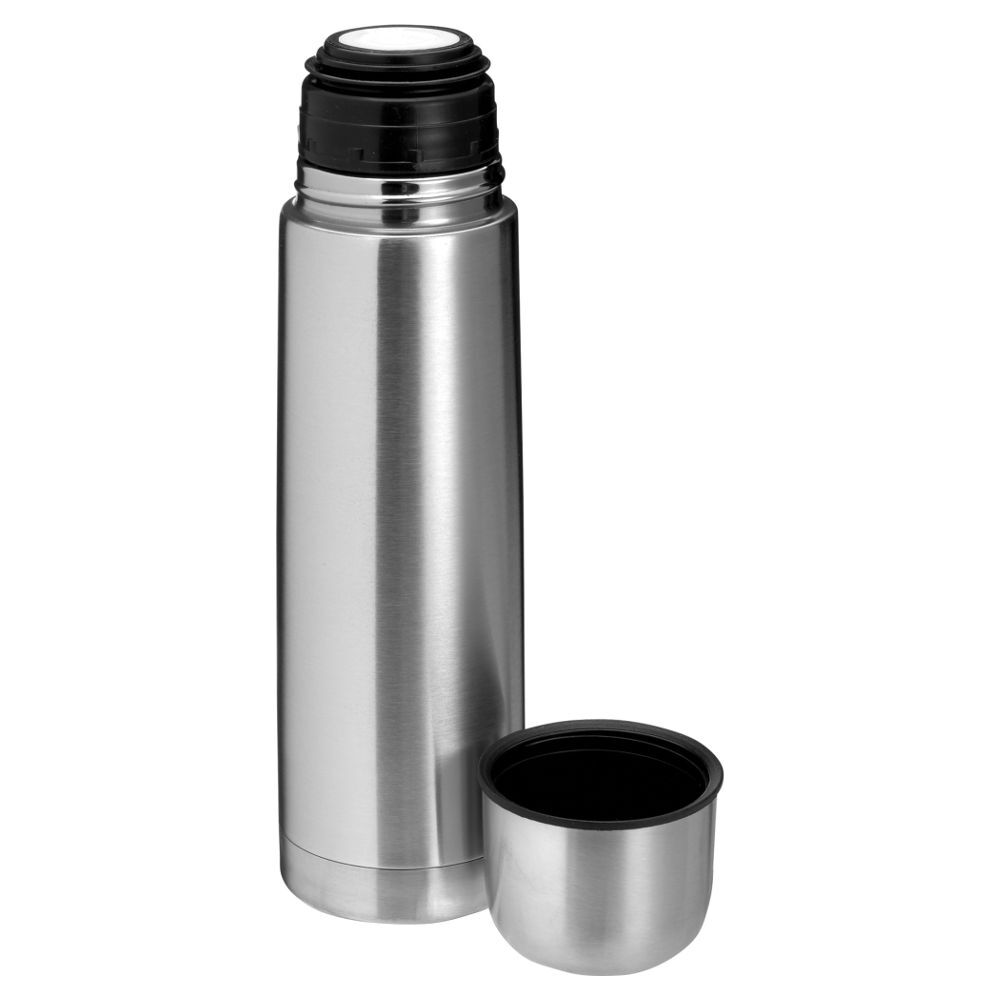 Vacuum Flask with Built-In Cup