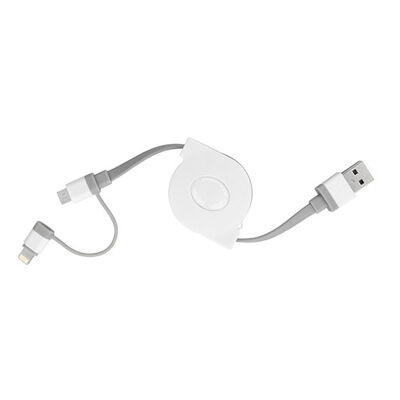multifunctional lightening and micro USB charging cable