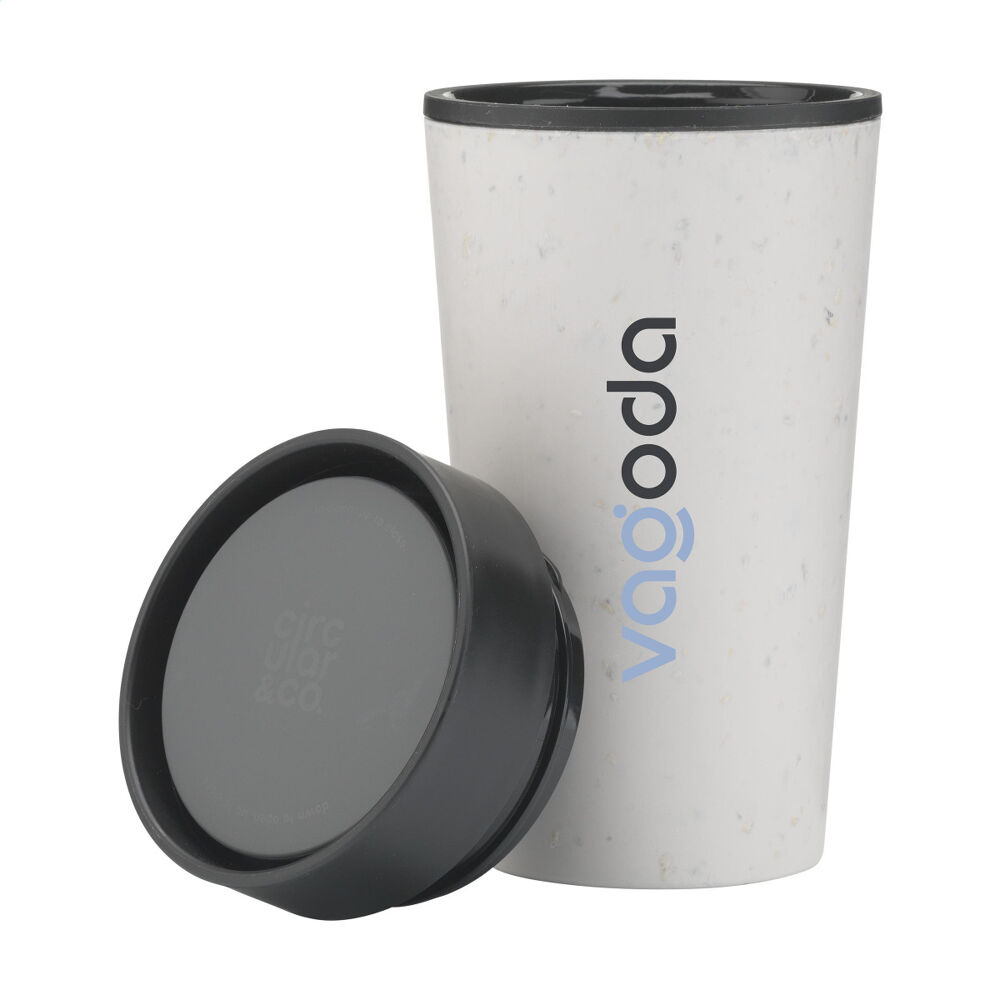 12oz Reusable Coffee Cup (sample branding)