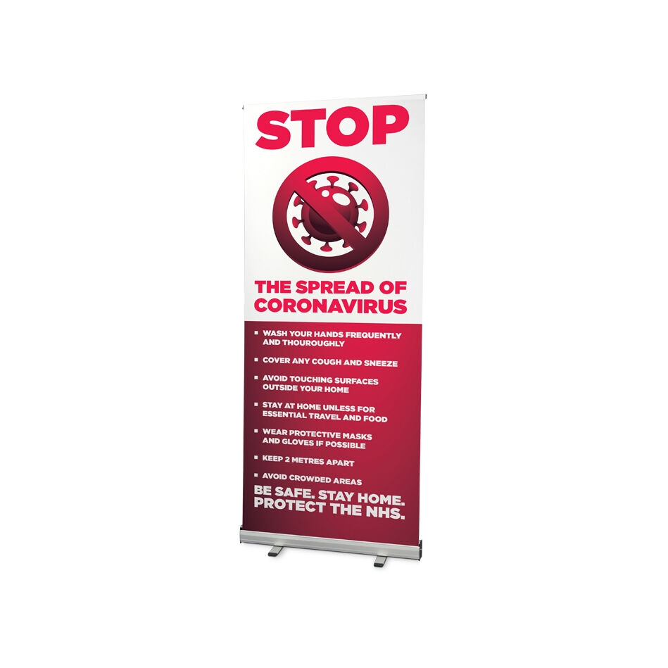 Social Distance Pop Up Banners for Business