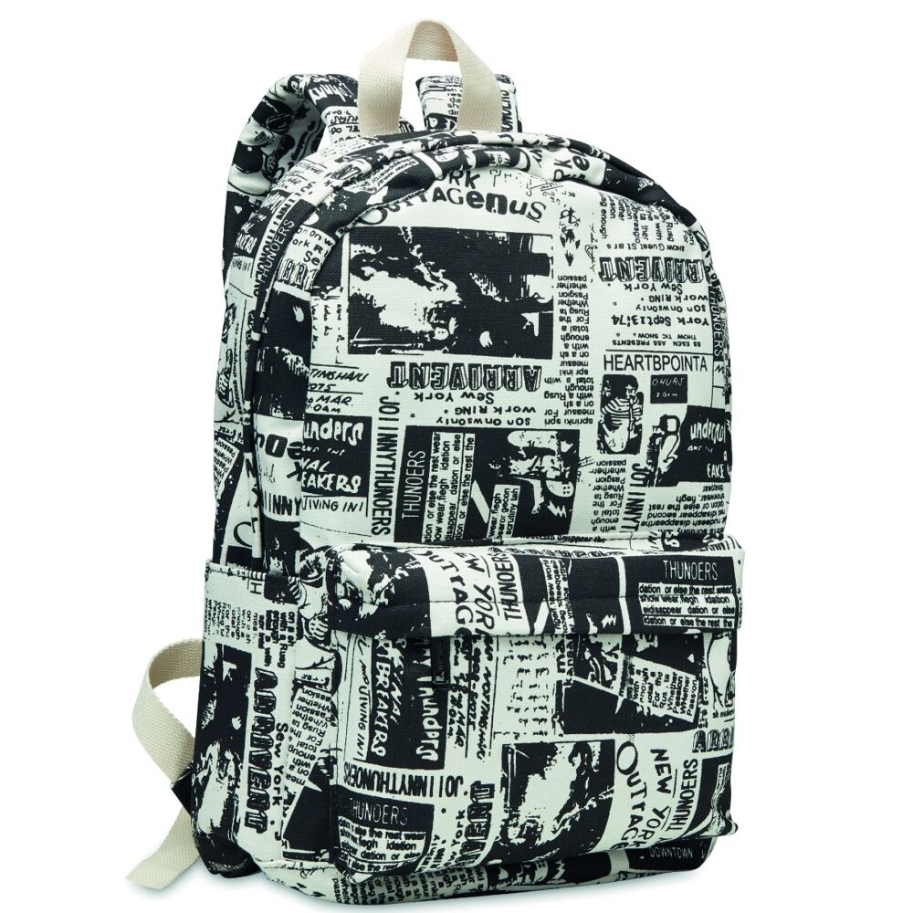 Backpack with all over printing