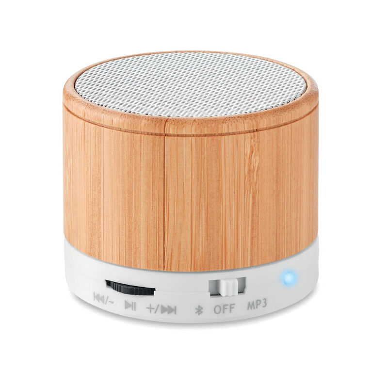 Bamboo Bluetooth Speaker, in ABS with bamboo casing