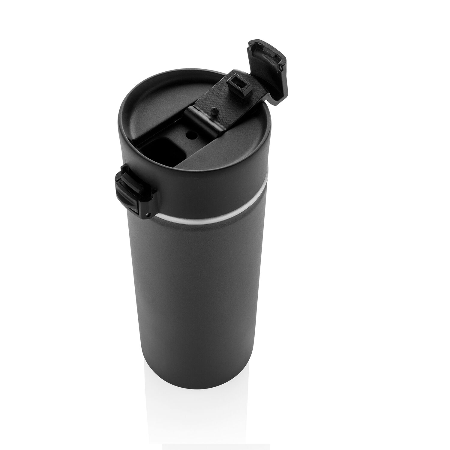 Bogota vacuum mug with ceramic coating black