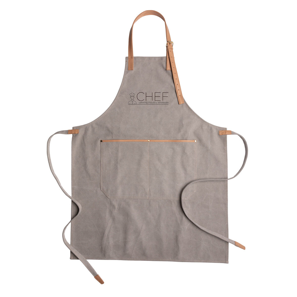 Canvas chef apron (sample branding)