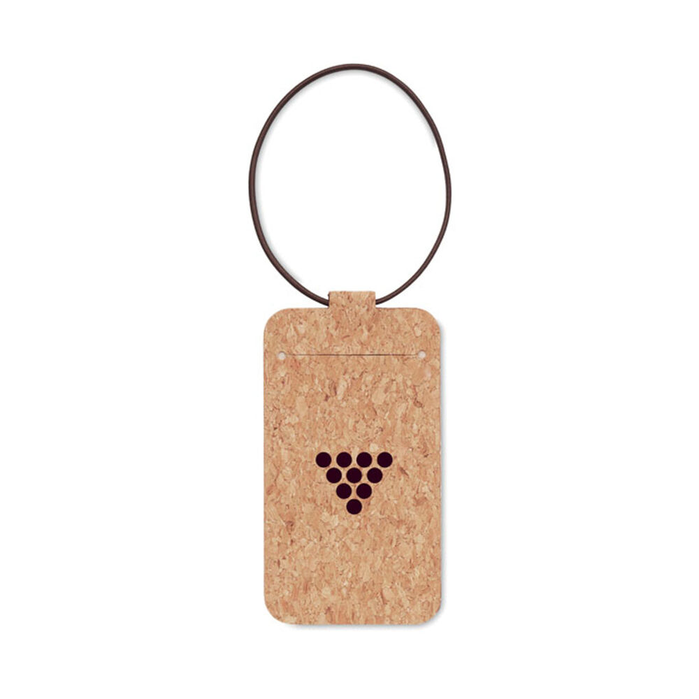Cork Luggage Tag (sample branding)