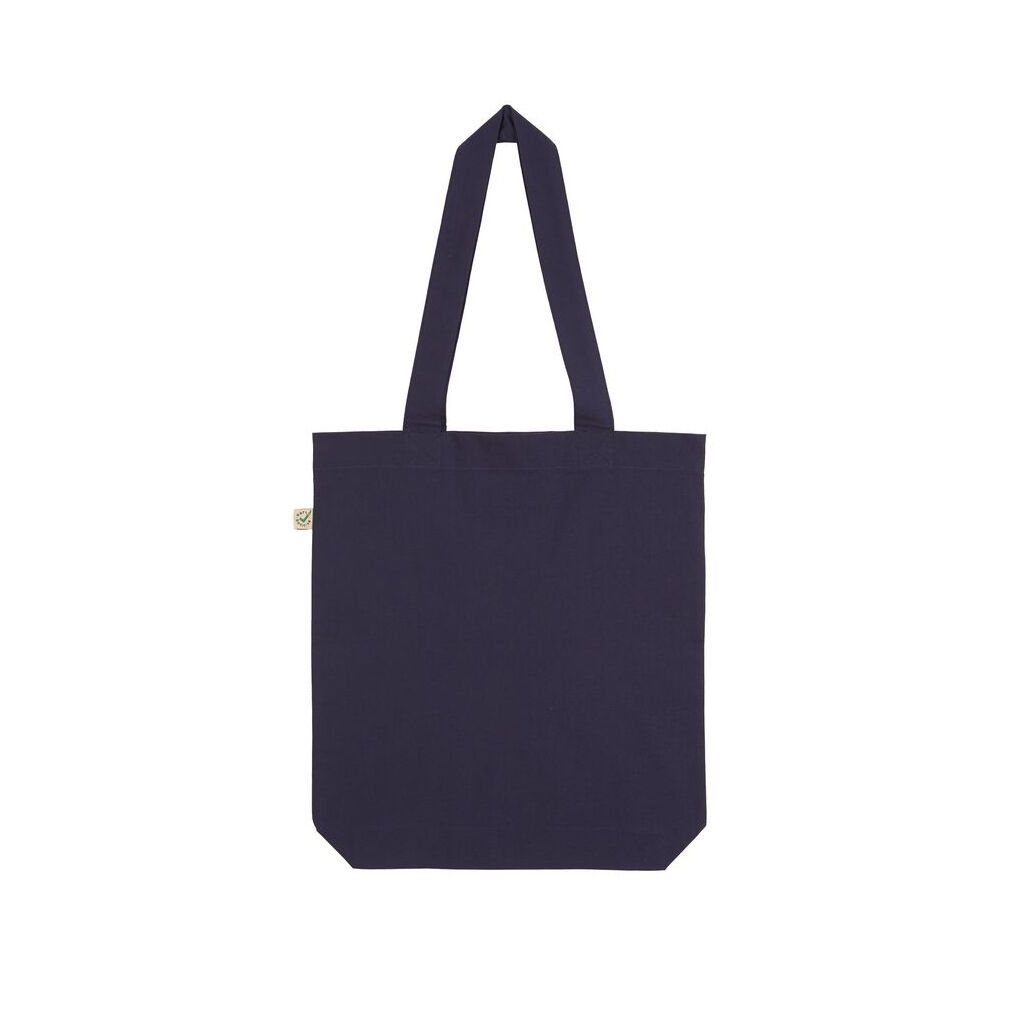 Earth Positive Organic Fashion Tote Bag in Navy