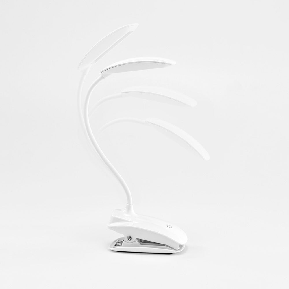 Flexible Desk Lamp With Custom Printed Clip