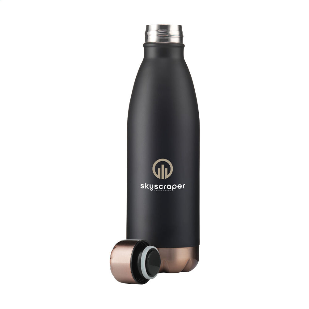 Insulated Bottle with Copper Trim (sample branding)