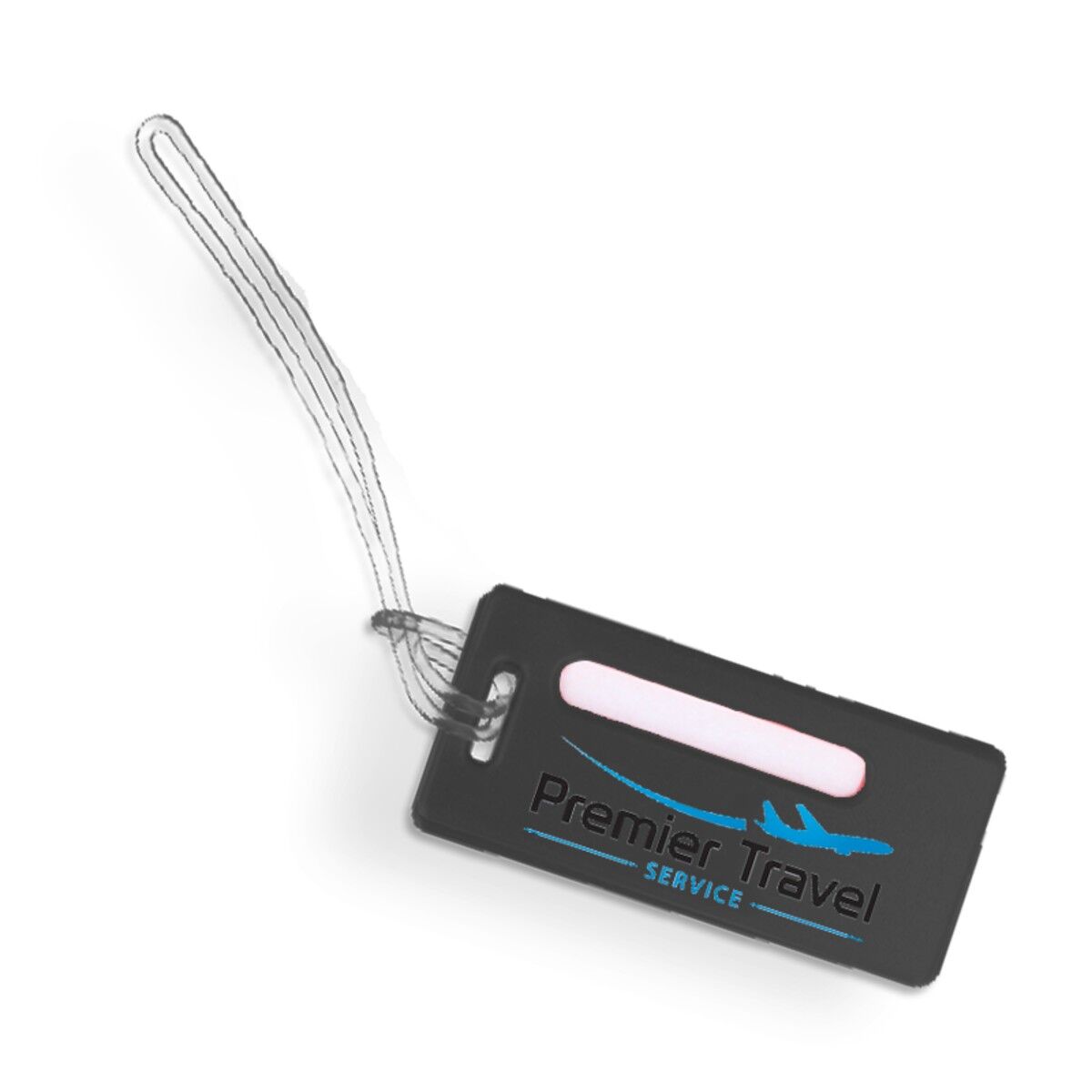 Recycled Luggage Tag in Black Colour