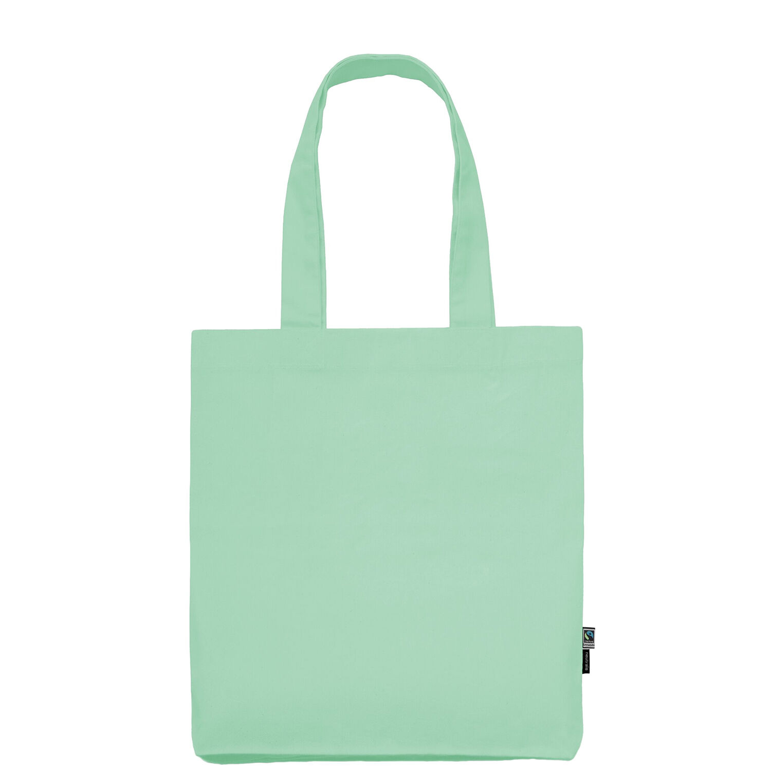 Neutral Brand Organic Twill Tote Bag in mint green