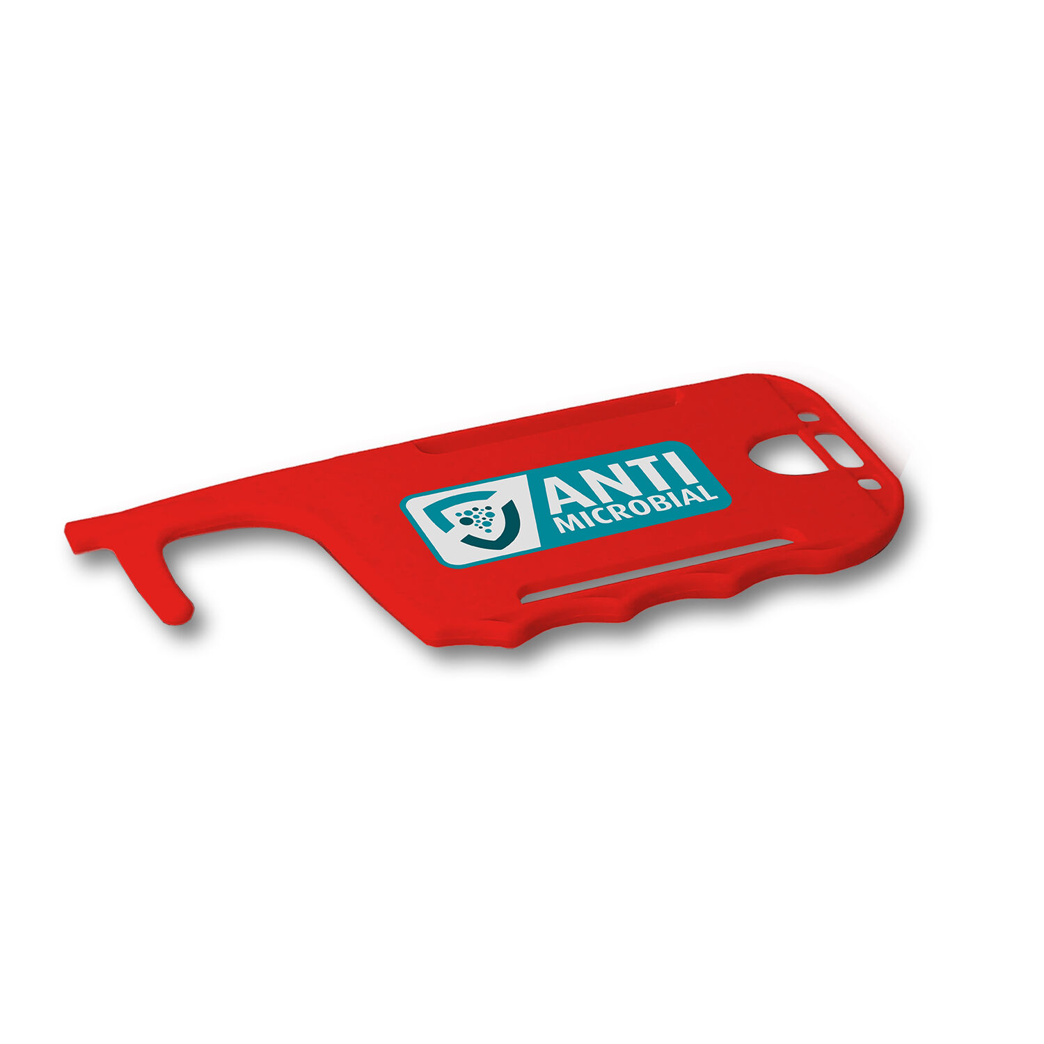 No Touch ID Card Holder in Red