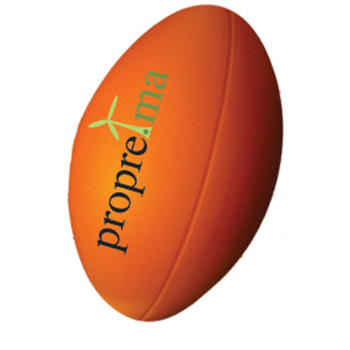 Rugby Ball Stress Shapes to Print - White