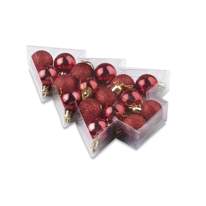 Christmas Tree Baubles in a Printed Box