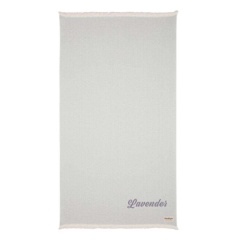 Ukiyo Hisako Towel Blanket (green with sample branding)