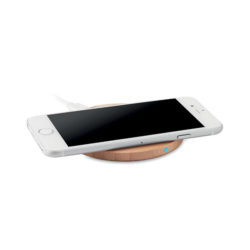 Bamboo Wireless Charger Coaster