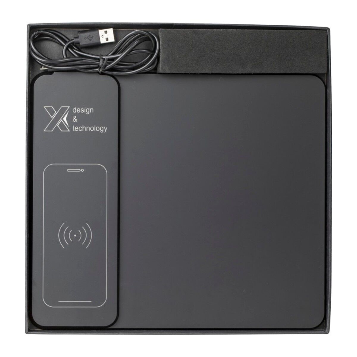 Wireless Charging Mouse Mat & Light Up Logo