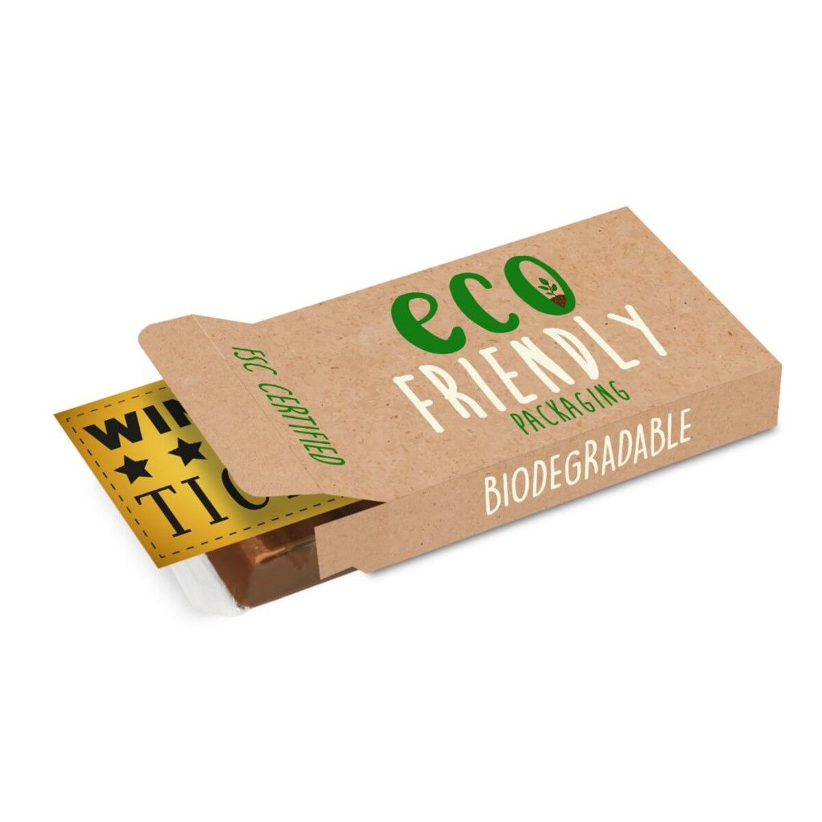 Eco Friendly 6 Bar Chocolate with golden ticket