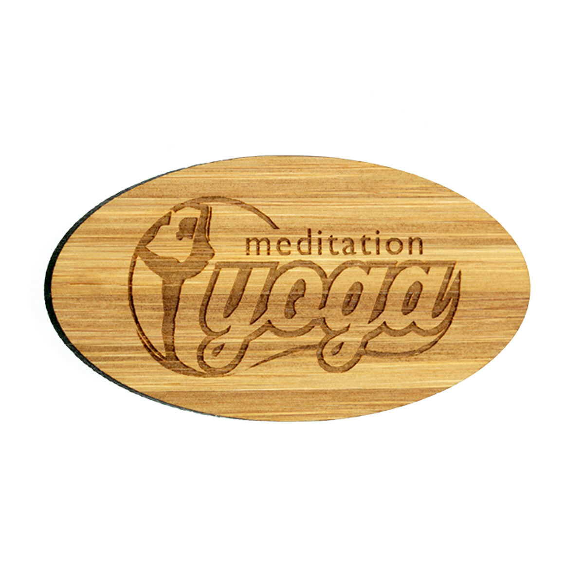 Bamboo Promotional Badges (oval)