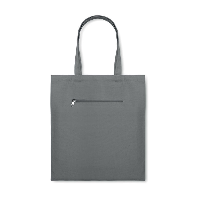 Organic Canvas Shopping Bag (Grey)