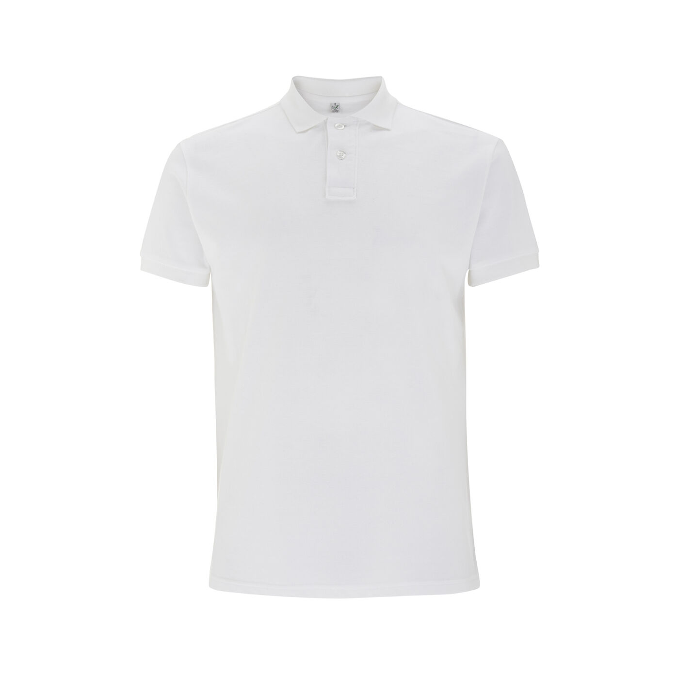 Earth Positive Organic Cotton Polo Shirts White Earth Positive Organic Cotton Polo Shirts White