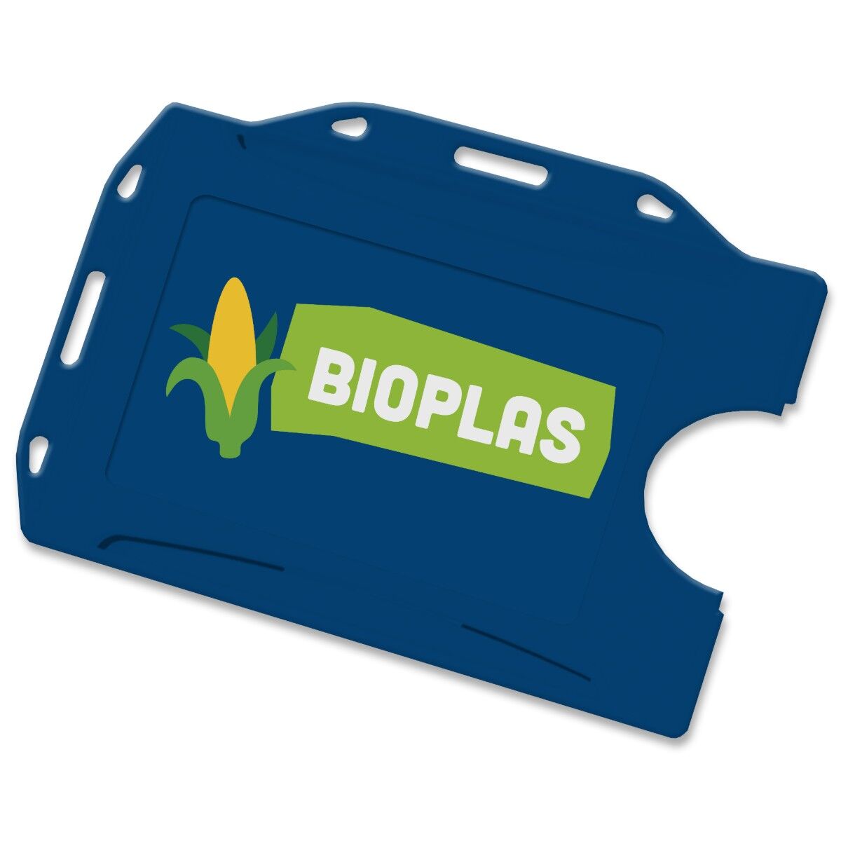 Biodegradable ID Card Holder in Blue Colour