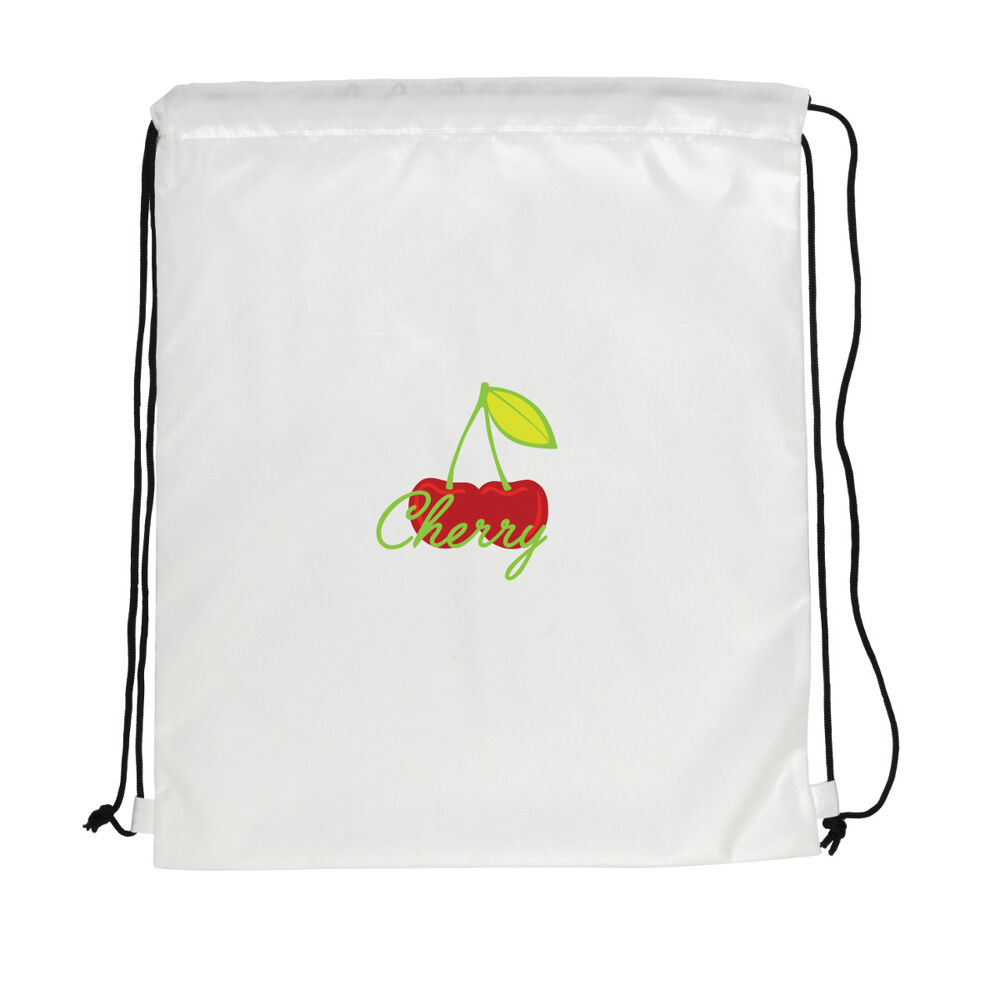 Impact Aware Recycled RPET Drawstring Bag (sample branding)