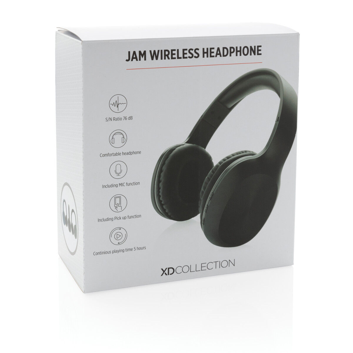 JAM wireless headphones (packaging)